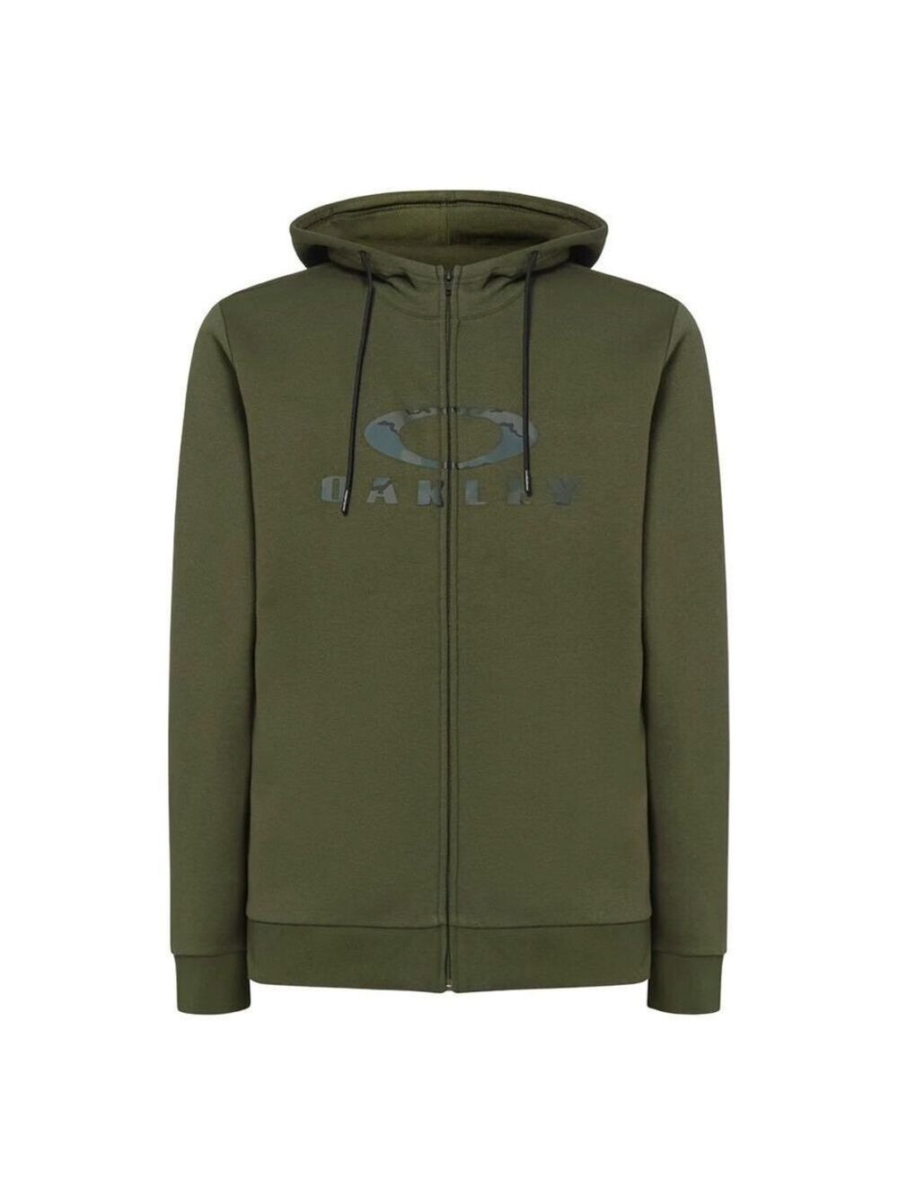 Oakley unisex Bark Full Front Zip 2.0 Hoodie olive camo hunter green size XS